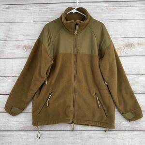 DSCP Peckham Polartec Fleece Jacket Mens XL Coyote Brown Cold Weather L3